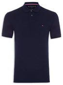 Camisa Gola Polo Tommy Hilfiger Masculina Coupe Sur Ivy - Azul Marinho