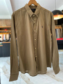 Camisa Ralph Lauren Masculina Linho Bege