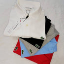 Kit 3 Camisas Gola Polo Lacoste Petit Piquet
